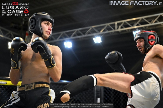2023-12-02 Lugano in the Cage 6 01284 Kickboxing - Alfred Maccagni-Filippo Pfister